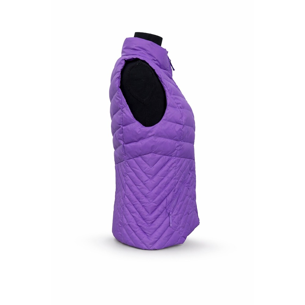Talbots Women's Lightweight Down‎ Vest Medium Purple - Picture 3 of 7